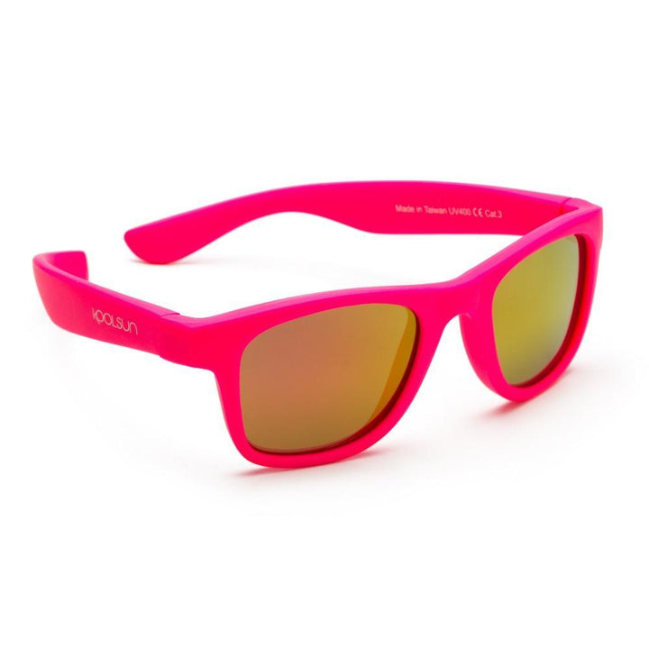 Koolsun Wave Sunglasses (Neon Pink)-Apparel-Koolsun--babyandme.ca