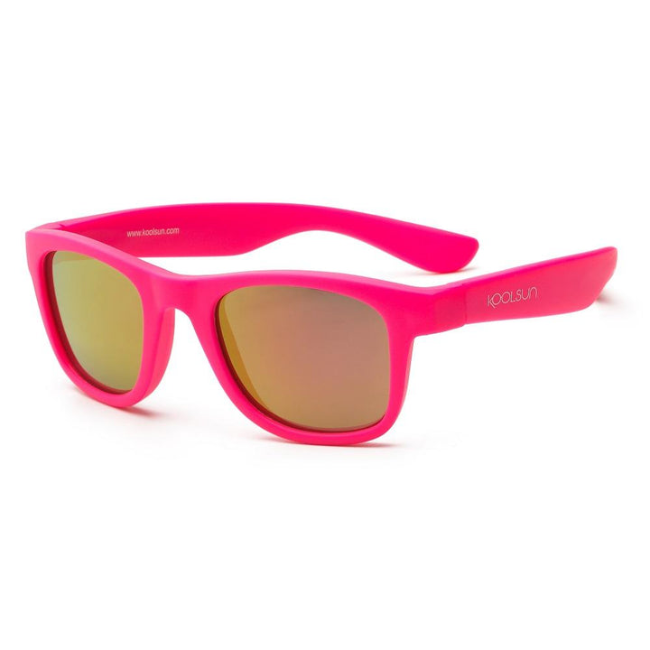 Koolsun Wave Sunglasses (Neon Pink)-Apparel-Koolsun--babyandme.ca