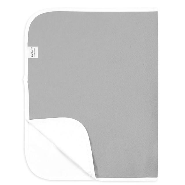 Kushies Deluxe Flannel Change Pad (Grey)-Bath-Kushies-023928 GY-babyandme.ca