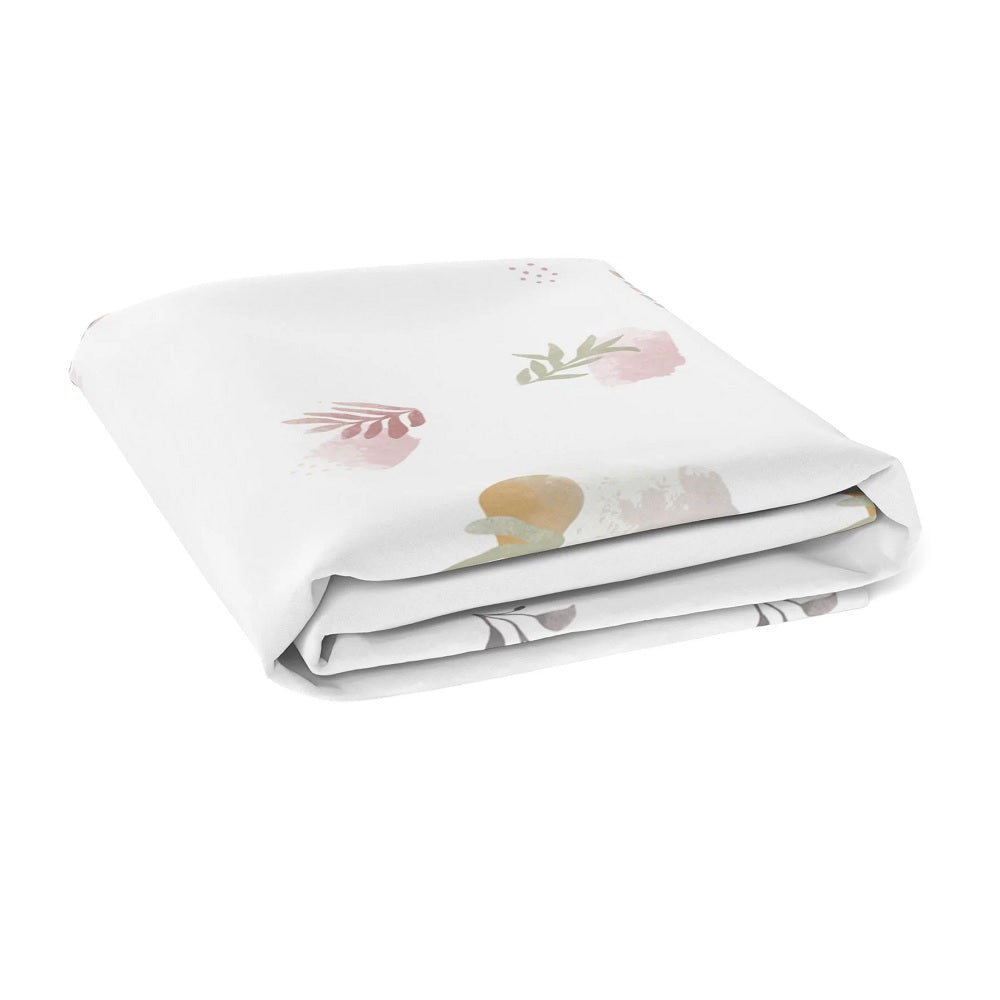 Kushies Percale Bassinet Sheet (Floral)-Nursery-Kushies-031665 FL-babyandme.ca