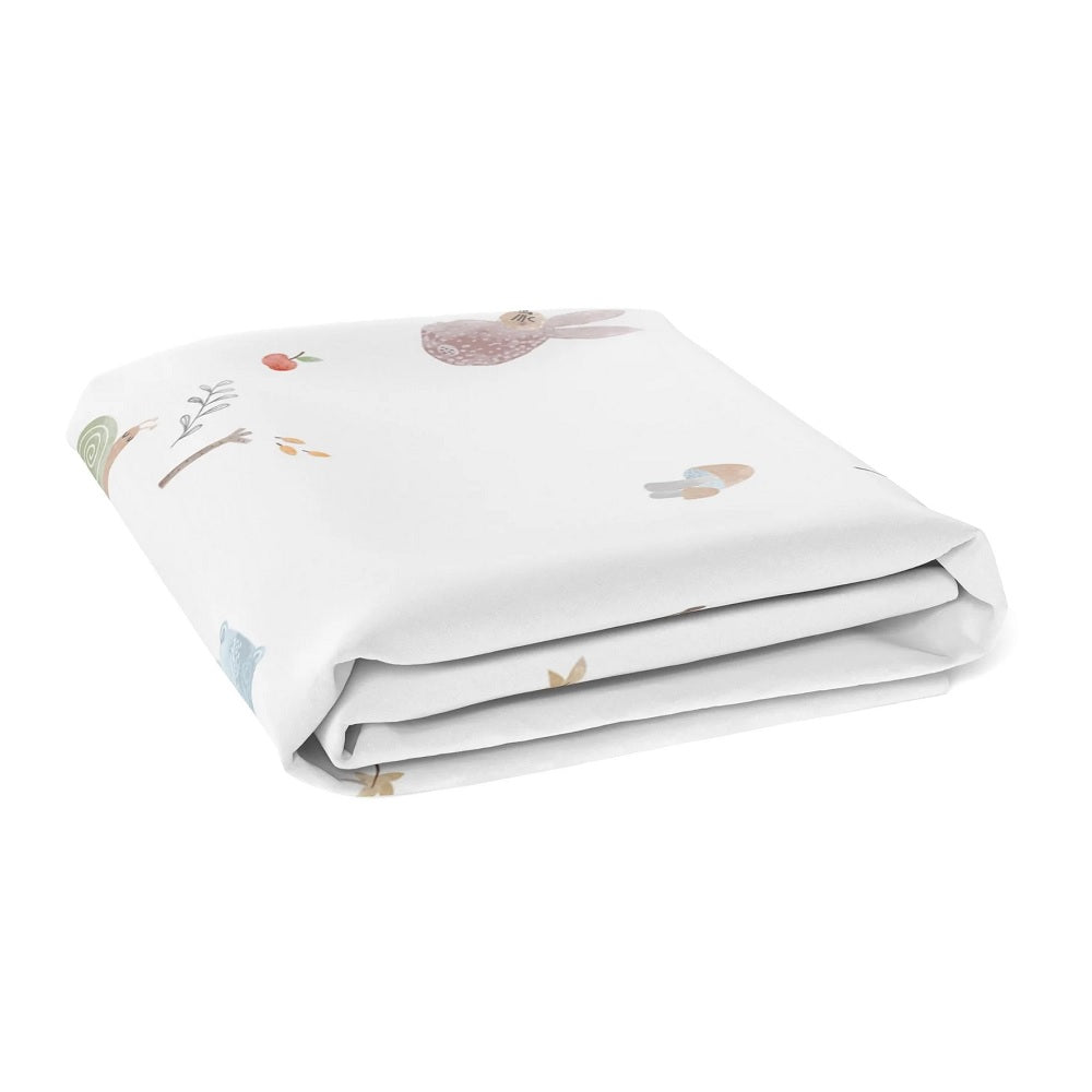 Kushies Percale Bassinet Sheet (Forest)-Nursery-Kushies-031665 FO-babyandme.ca