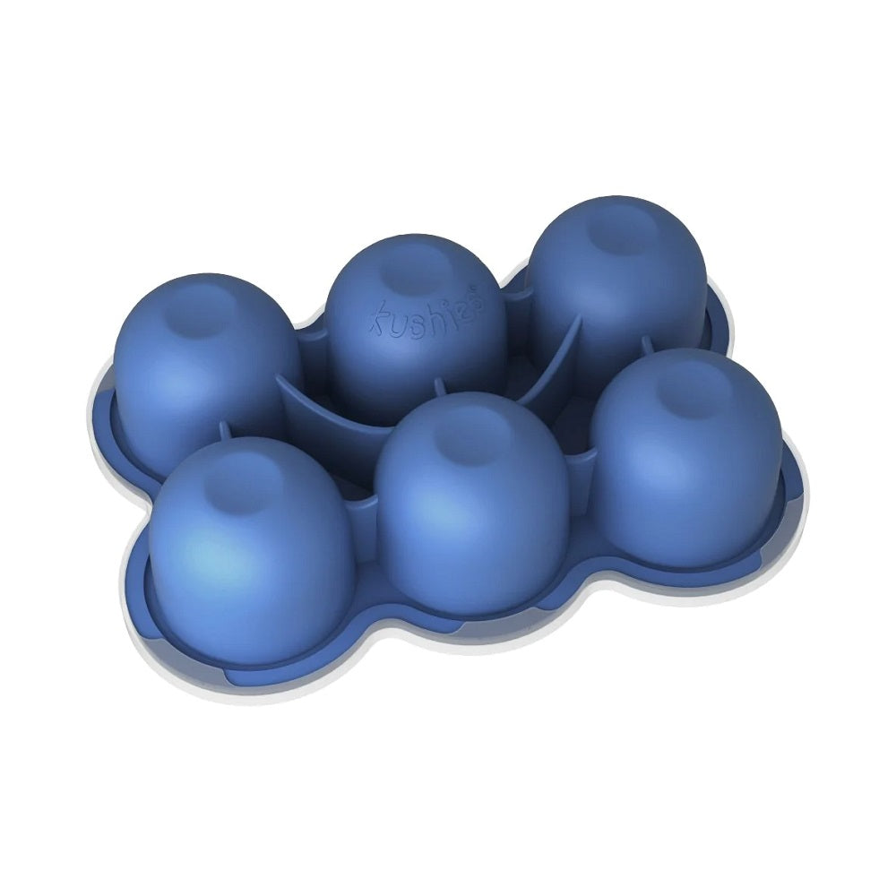 Kushies Silifreeze Freezer Tray (Mineral Blue)-Feeding-Kushies-031076 MB-babyandme.ca