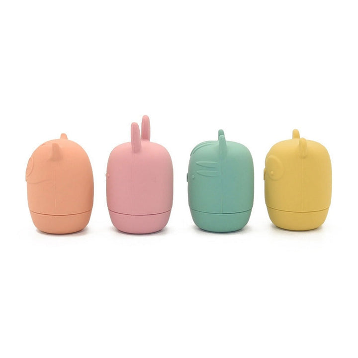 Kushies Silisqueeze Bath Toy 4-Pack (Multi)-Bath-Kushies-031663 MU-babyandme.ca