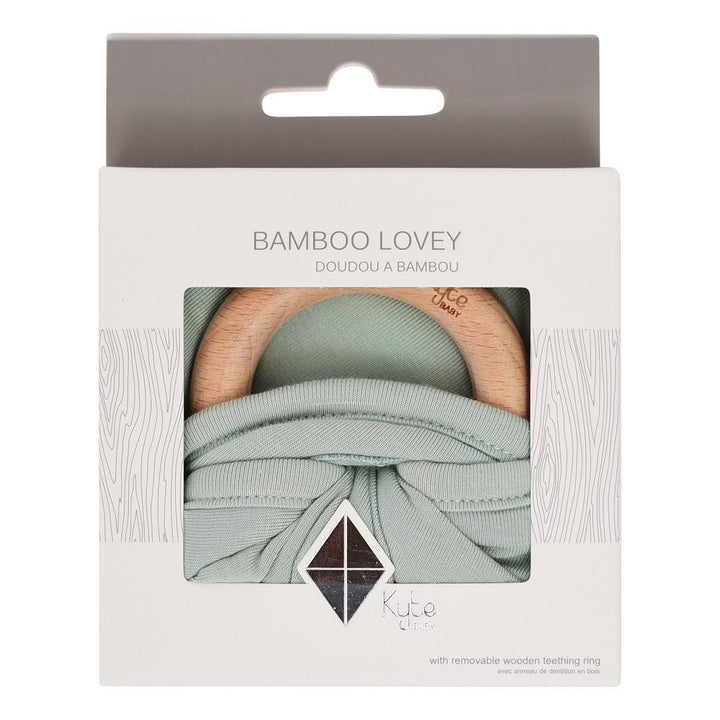 Kyte Baby Bamboo Lovey (Sage)-Toys & Learning-Kyte Baby-027660 SG-babyandme.ca