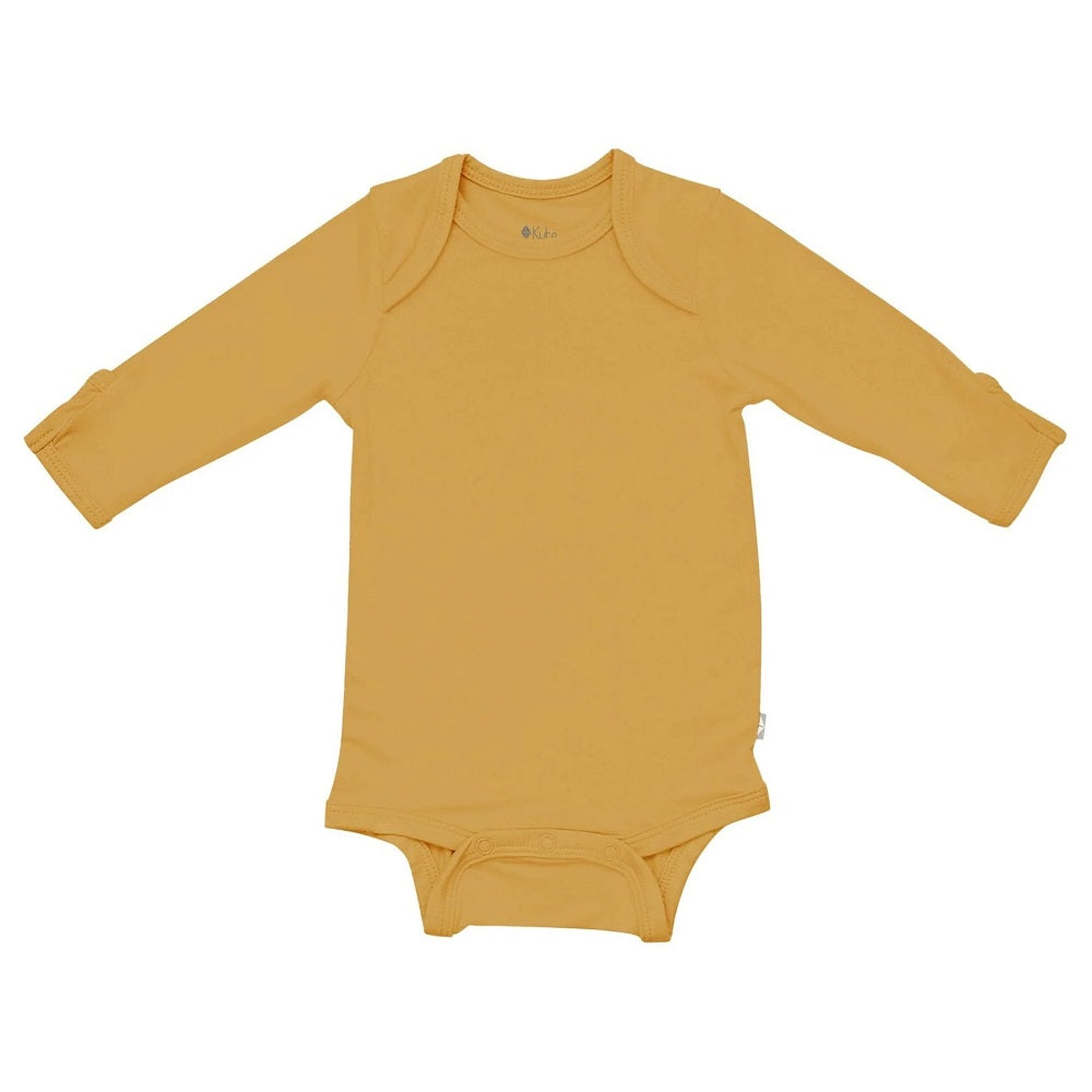 Kyte Baby Long Sleeve Bodysuit (Marigold)-Apparel-Kyte Baby--babyandme.ca