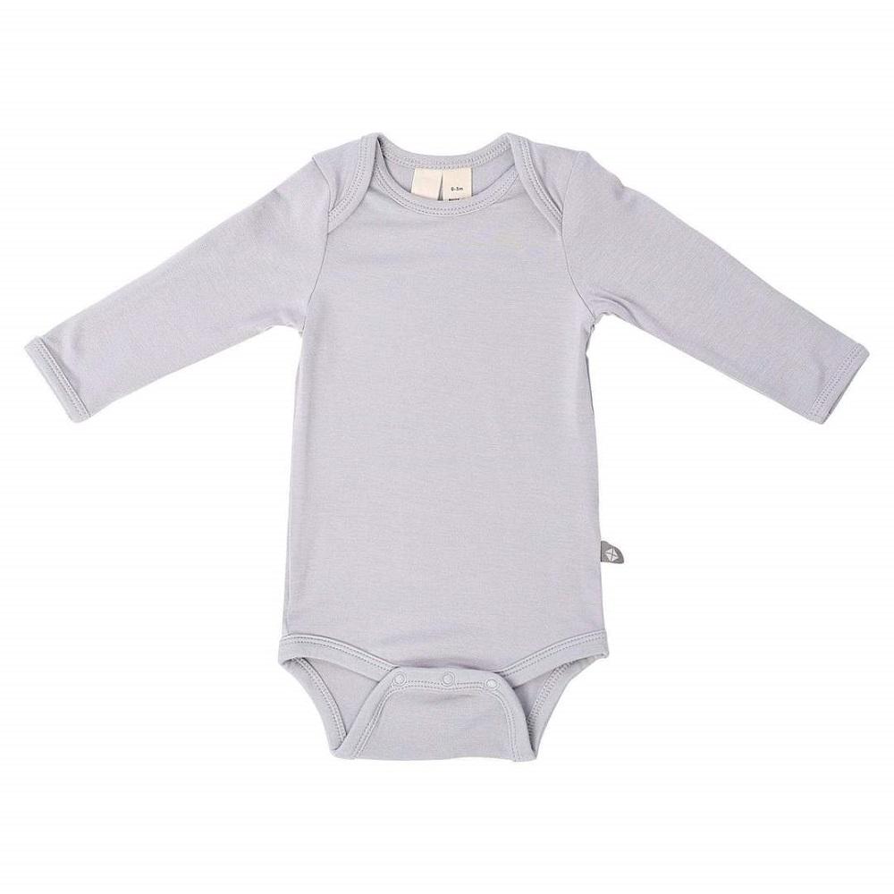 Kyte Baby Long Sleeve Bodysuit (Storm)-Apparel-Kyte Baby--babyandme.ca