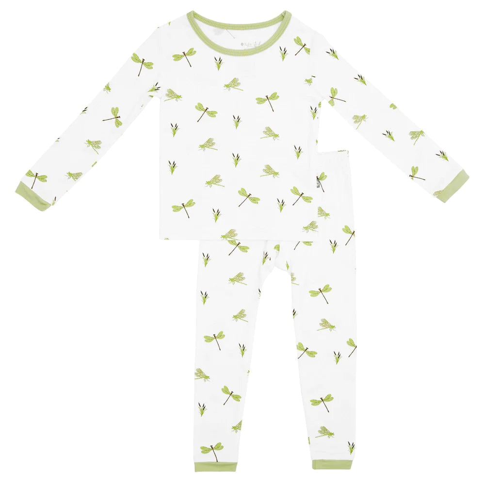 Kyte Baby Long Sleeve Toddler Pajama Set (Dragonfly)-Apparel-Kyte Baby--babyandme.ca