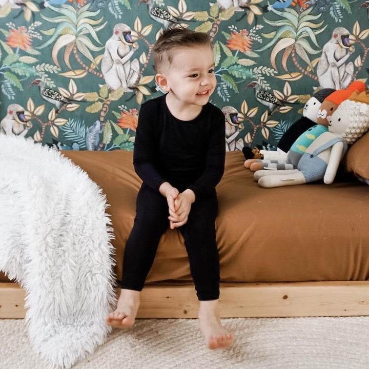 Kyte Baby Long Sleeve Toddler Pajama Set (Midnight)-Apparel-Kyte Baby--babyandme.ca