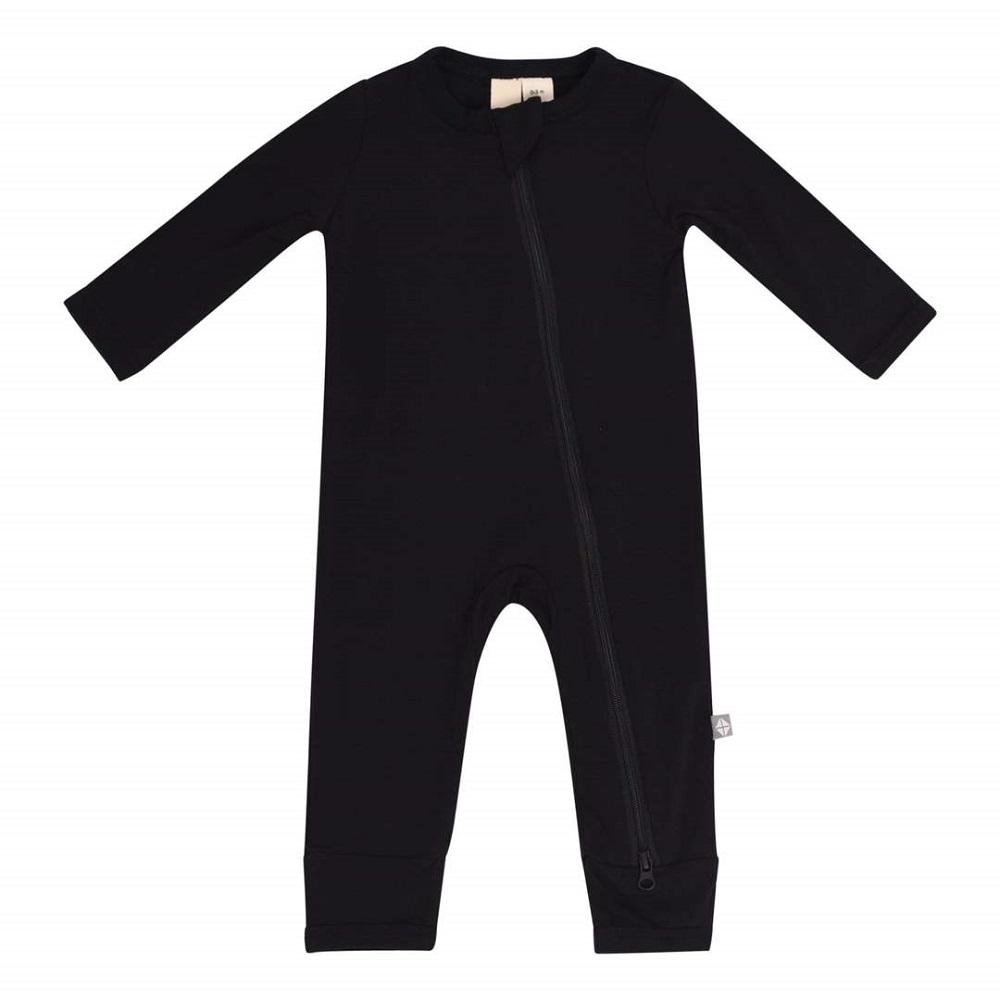 Kyte Baby Long Sleeve Zippered Romper (Midnight)-Apparel-Kyte Baby--babyandme.ca