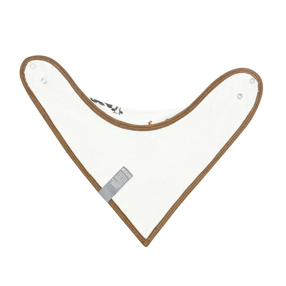 Kyte Baby Printed Bib (Moo)-Feeding-Kyte Baby-028296 MO-babyandme.ca
