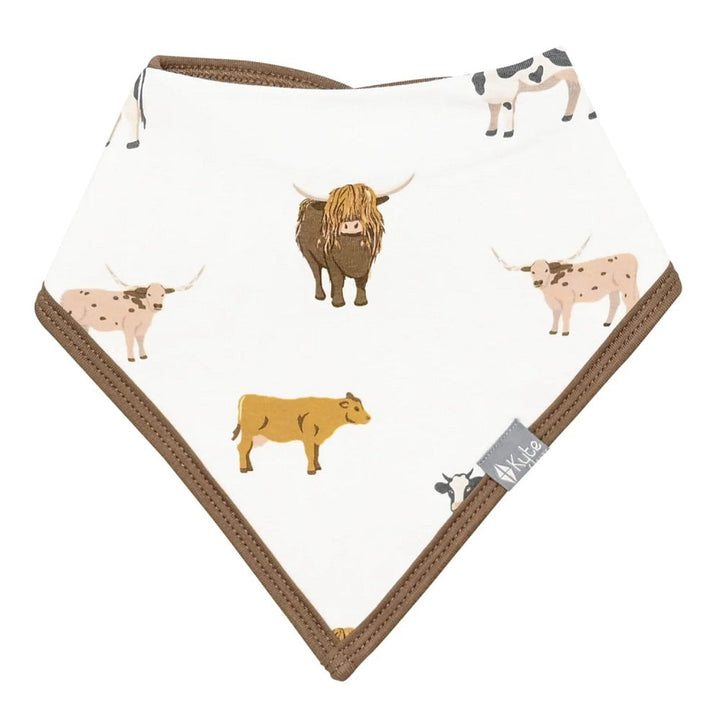 Kyte Baby Printed Bib (Moo)-Feeding-Kyte Baby-028296 MO-babyandme.ca