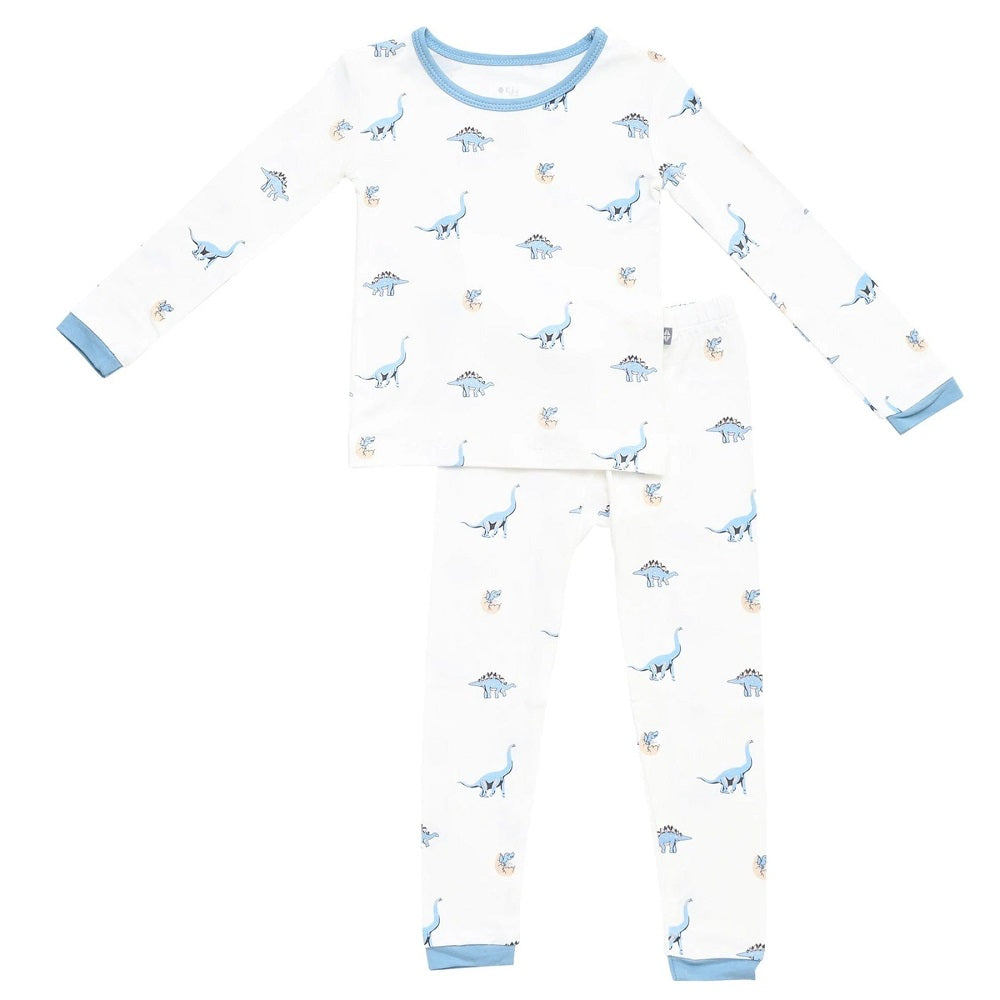 Kyte Baby Printed Long Sleeve Toddler Pajama Set (Jurassic)-Apparel-Kyte Baby--babyandme.ca