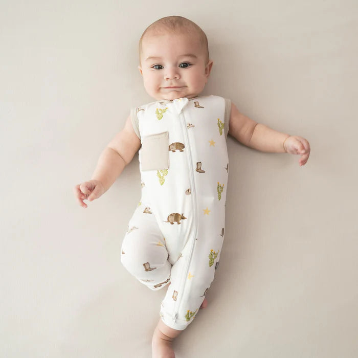 Kyte Baby Printed Sleeveless Romper (Western)-Apparel-Kyte Baby--babyandme.ca