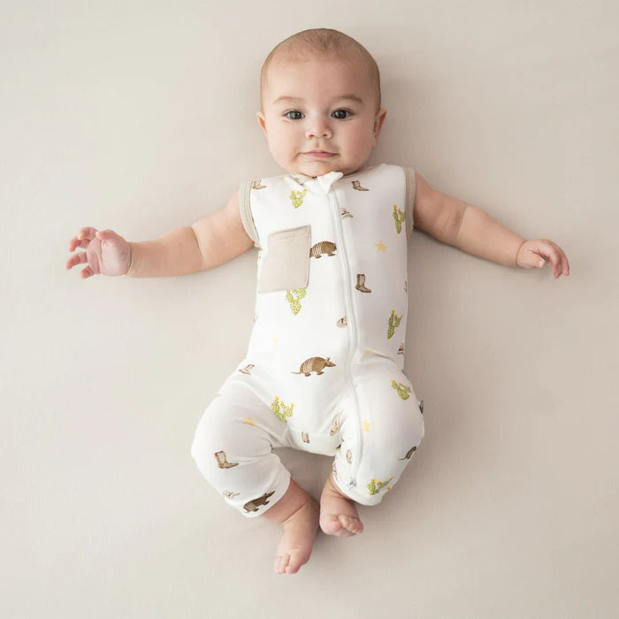 Kyte Baby Printed Sleeveless Romper (Western)-Apparel-Kyte Baby--babyandme.ca