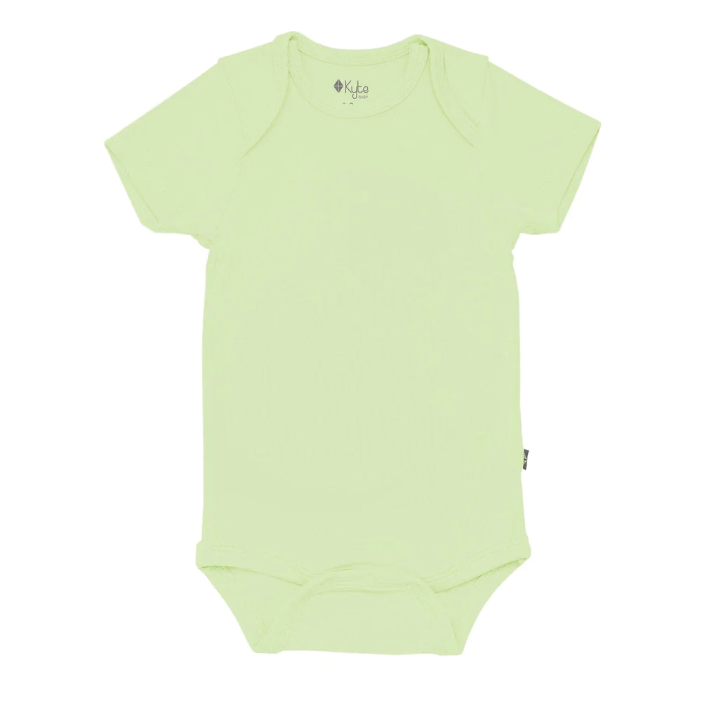 Kyte Baby Short Sleeve Bodysuit (Pistachio)-Apparel-Kyte Baby--babyandme.ca