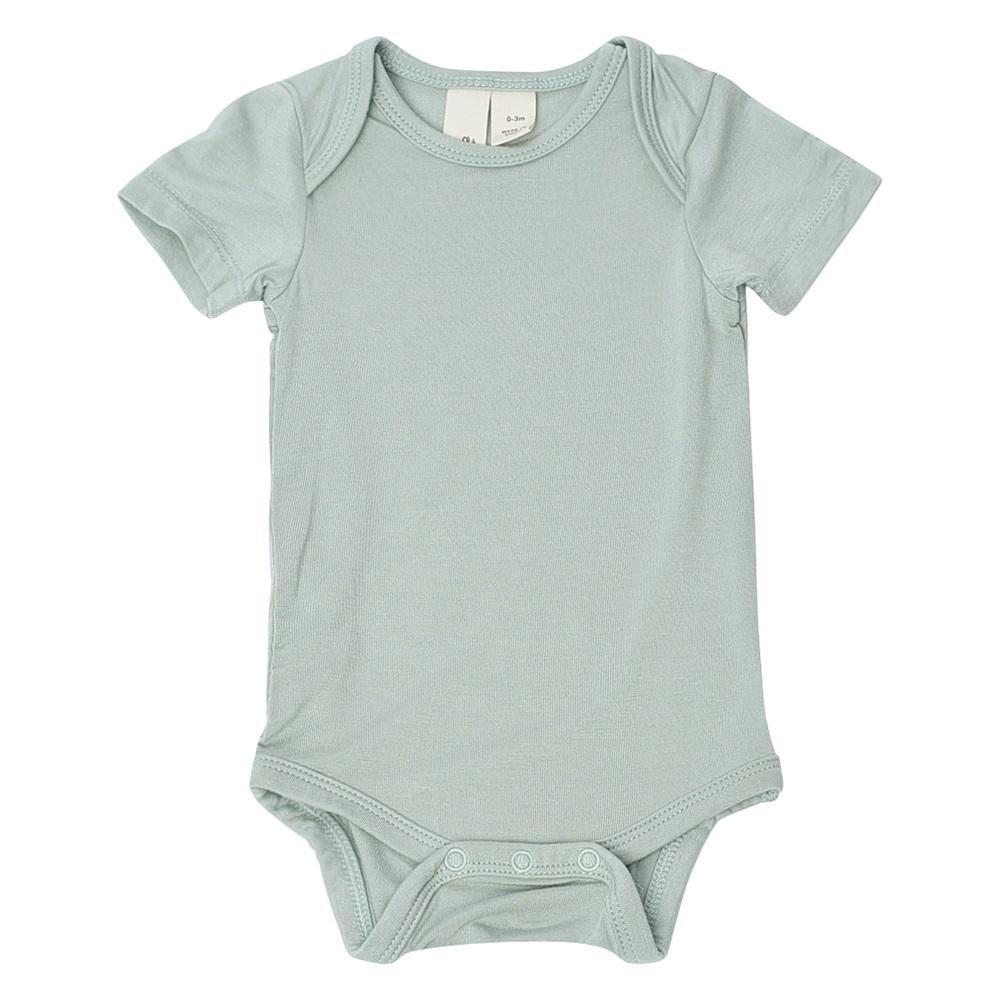 Kyte Baby Short Sleeve Bodysuit (Sage)-Apparel-Kyte Baby--babyandme.ca