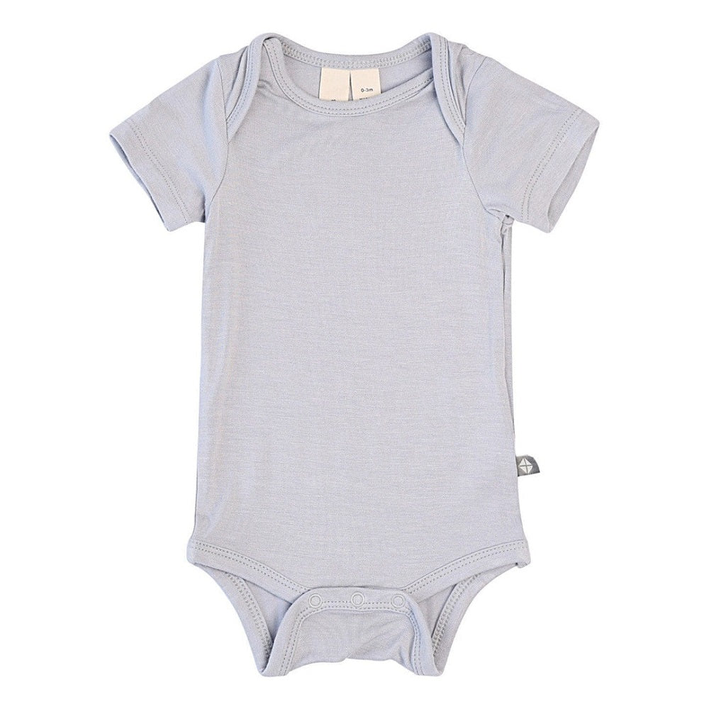 Kyte Baby Short Sleeve Bodysuit (Storm)-Apparel-Kyte Baby--babyandme.ca