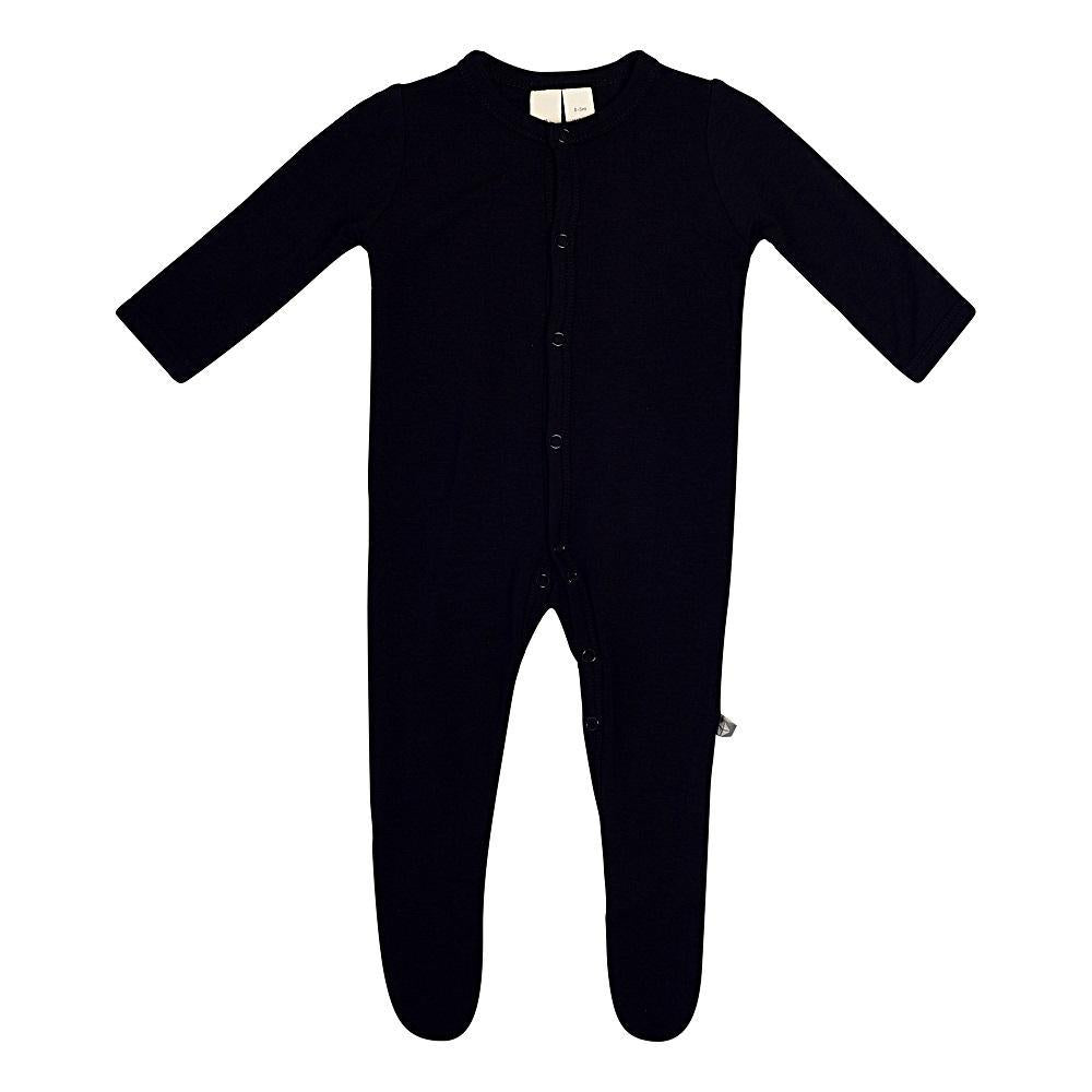 Kyte Baby Snap Footie (Midnight)-Apparel-Kyte Baby--babyandme.ca