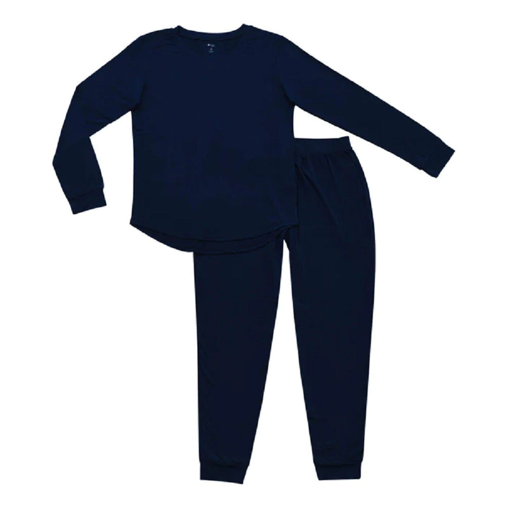 Kyte Baby Women's Jogger Pajama Set (Navy)-Apparel-Kyte Baby--babyandme.ca