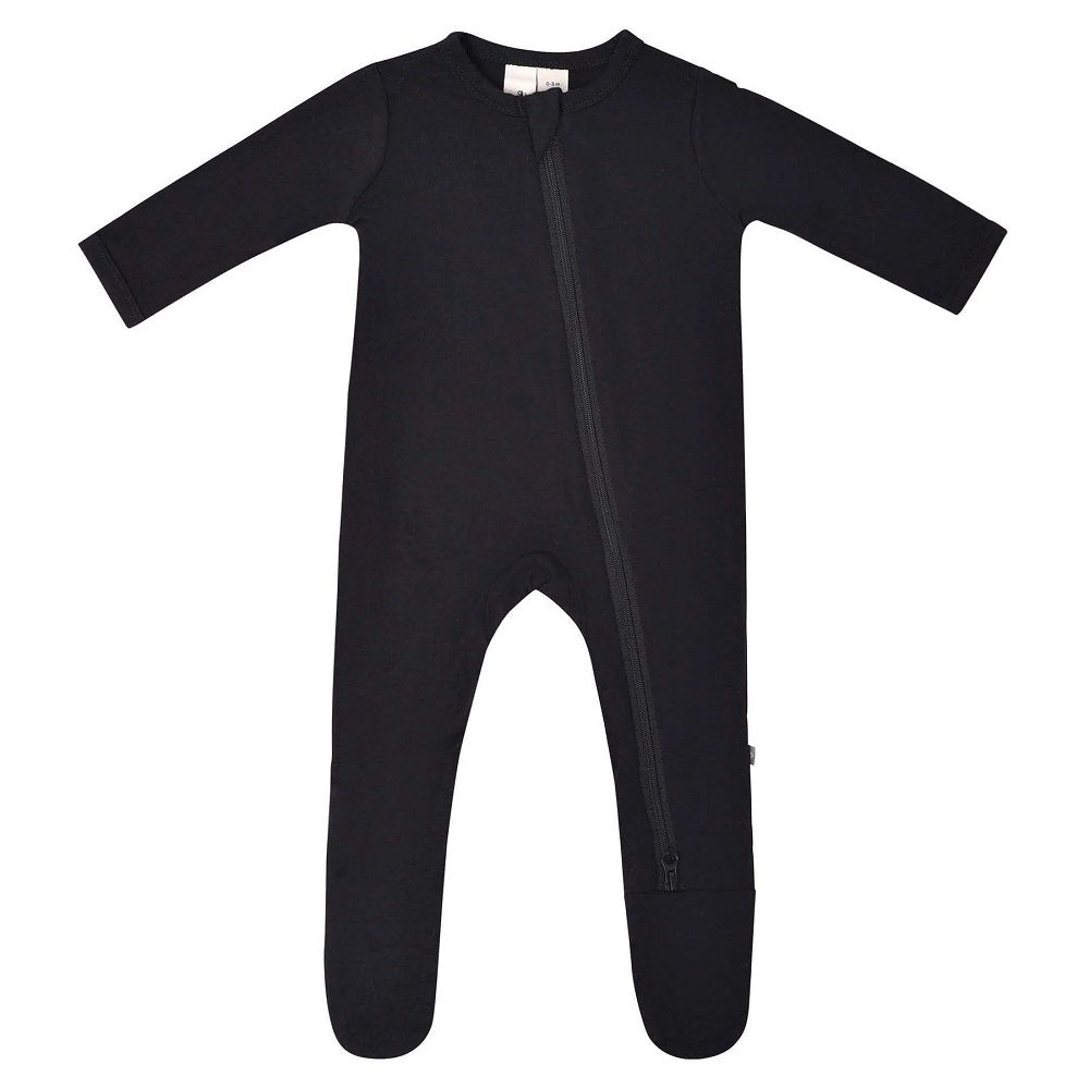 Kyte Baby Zippered Footie (Midnight)-Apparel-Kyte Baby--babyandme.ca