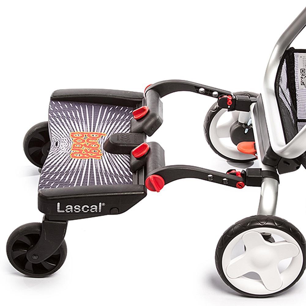 Lascal Buggy Board Maxi Universal Ride-On Stroller Board (Black)-Gear-Lascal-007609 BK-babyandme.ca