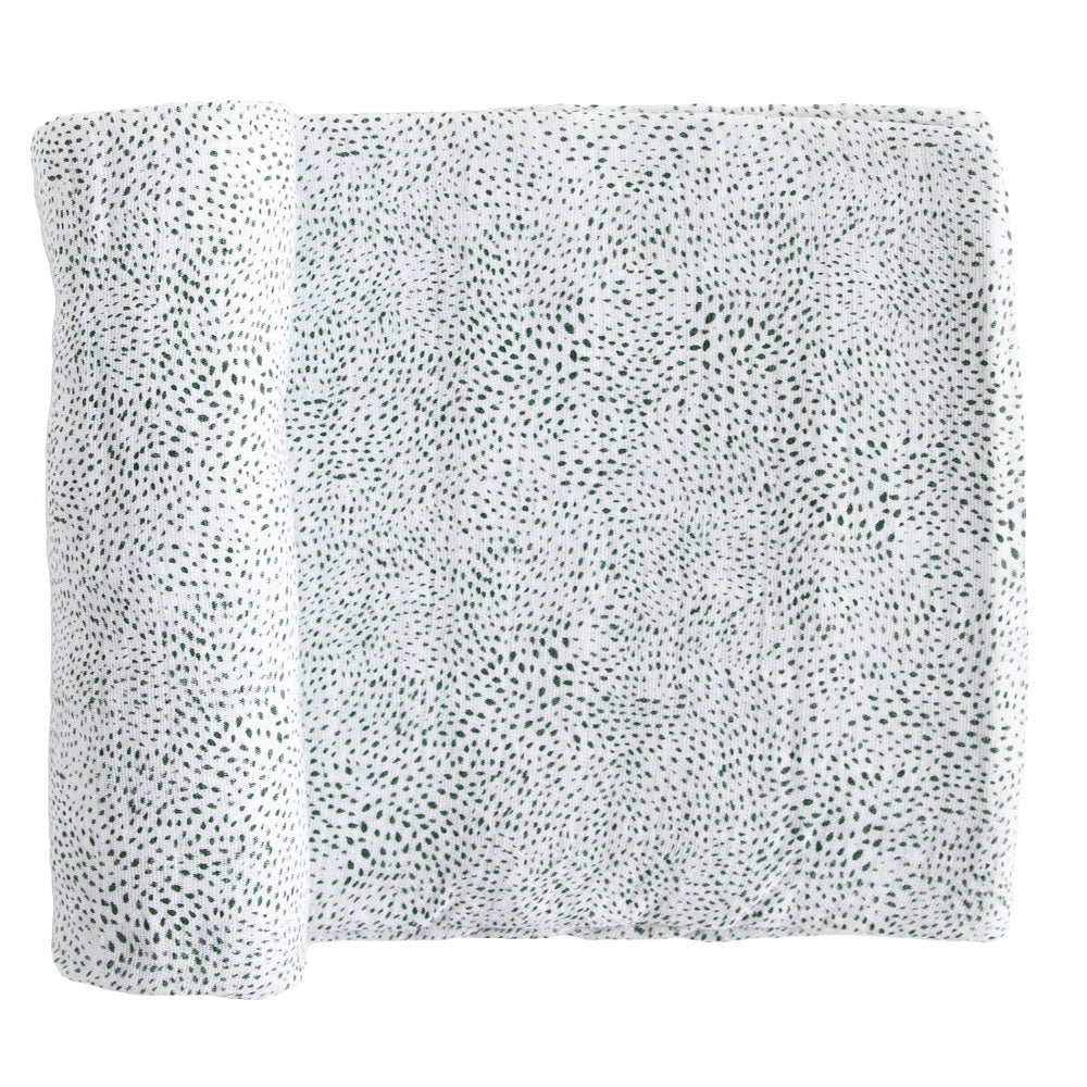 Little Unicorn Cotton Muslin Single Swaddle (Green Seed)-Nursery-Little Unicorn-025657 GR-babyandme.ca