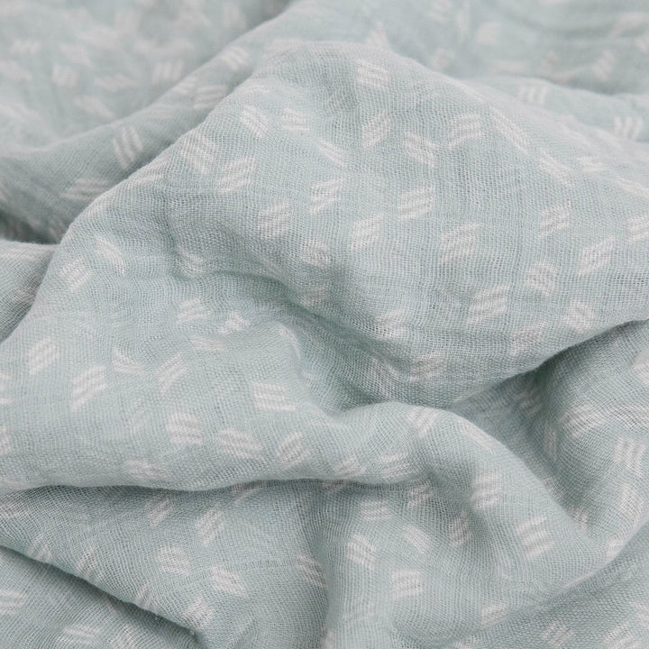 Little Unicorn Cotton Muslin Single Swaddle (Misty Field)-Nursery-Little Unicorn-025657 MF-babyandme.ca