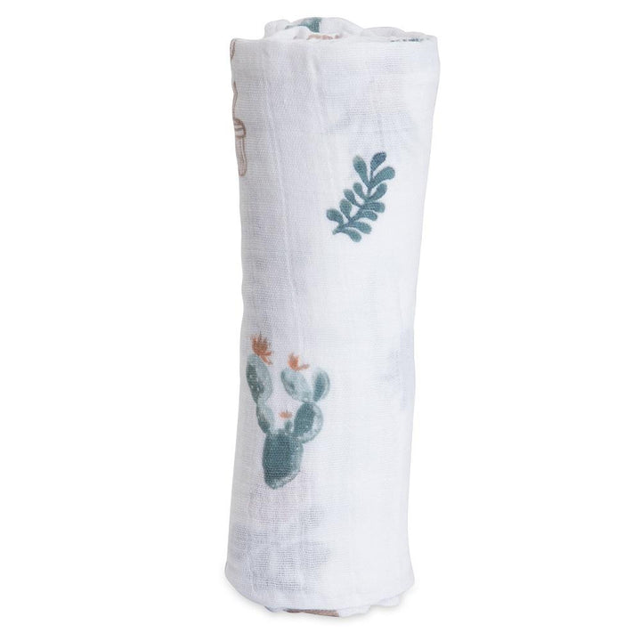 Little Unicorn Cotton Muslin Single Swaddle (Prickle Pots)-Nursery-Little Unicorn-025657 PP-babyandme.ca