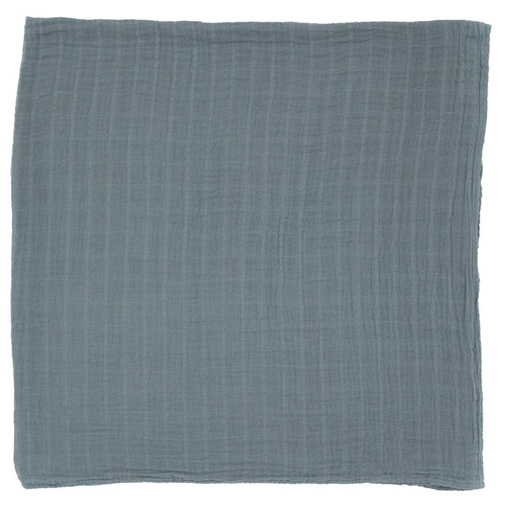 Little Unicorn Cotton Muslin Single Swaddle (Sea)-Nursery-Little Unicorn-025657 SE-babyandme.ca