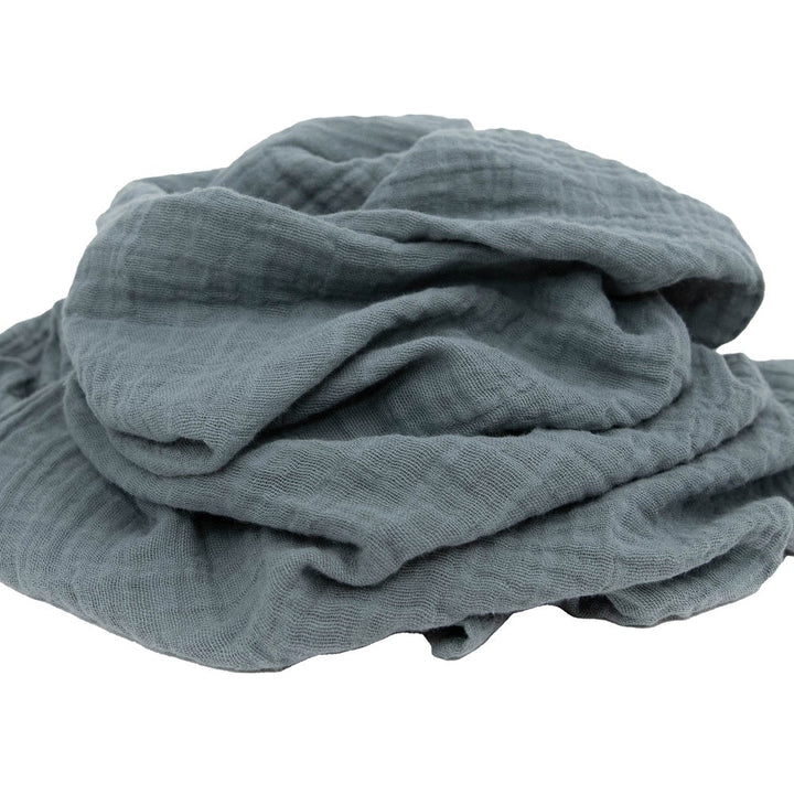 Little Unicorn Cotton Muslin Single Swaddle (Sea)-Nursery-Little Unicorn-025657 SE-babyandme.ca