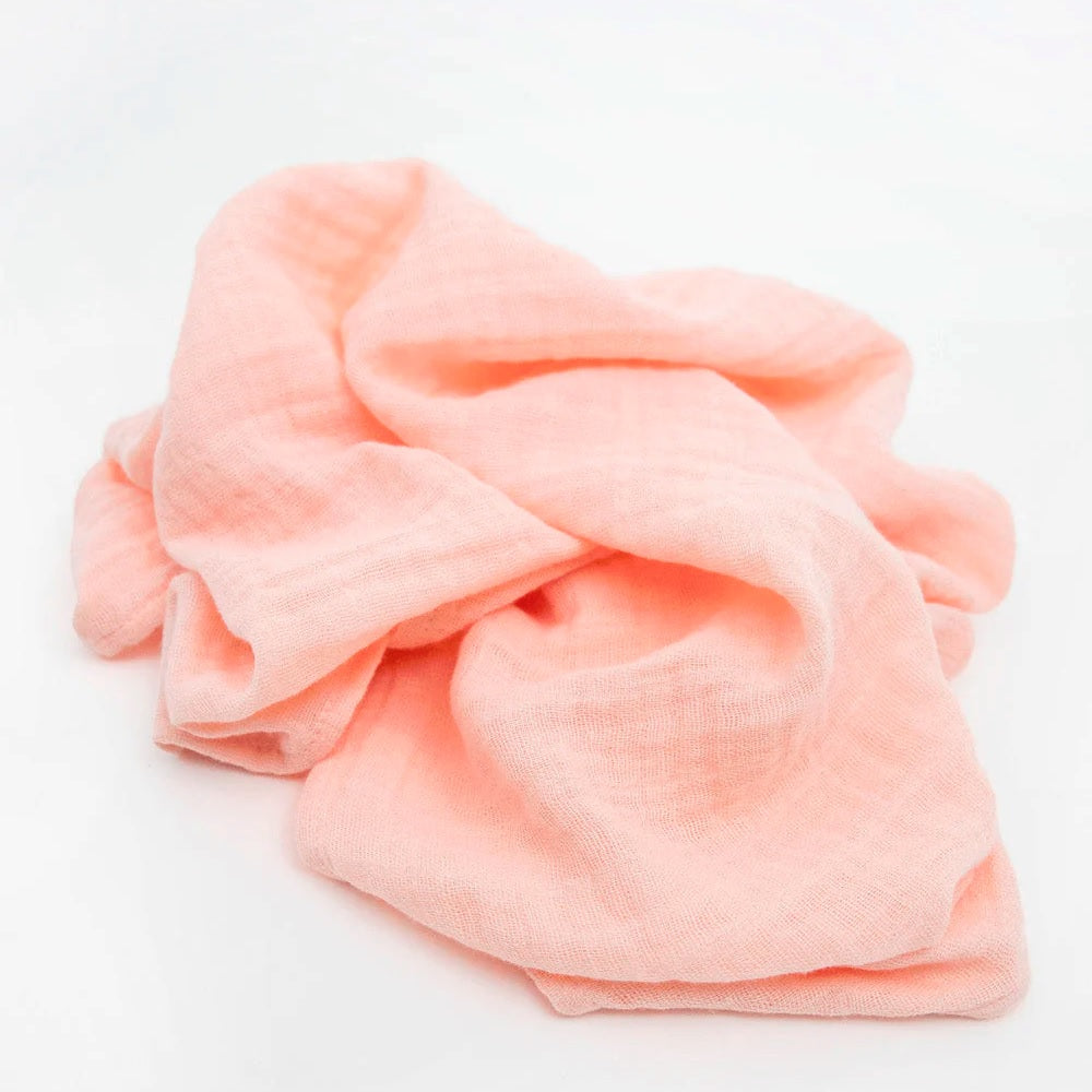Little Unicorn Cotton Muslin Squares 4 Pack Rose Petal babyandme babyandme Kelowna Store