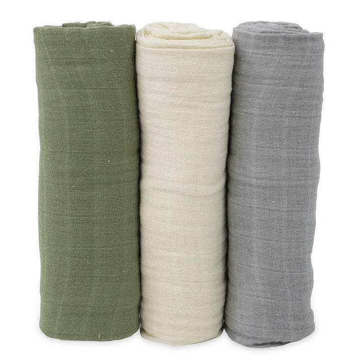 Little Unicorn Cotton Muslin Swaddle Set (Fern 2)-Nursery-Little Unicorn-025658 FE-babyandme.ca