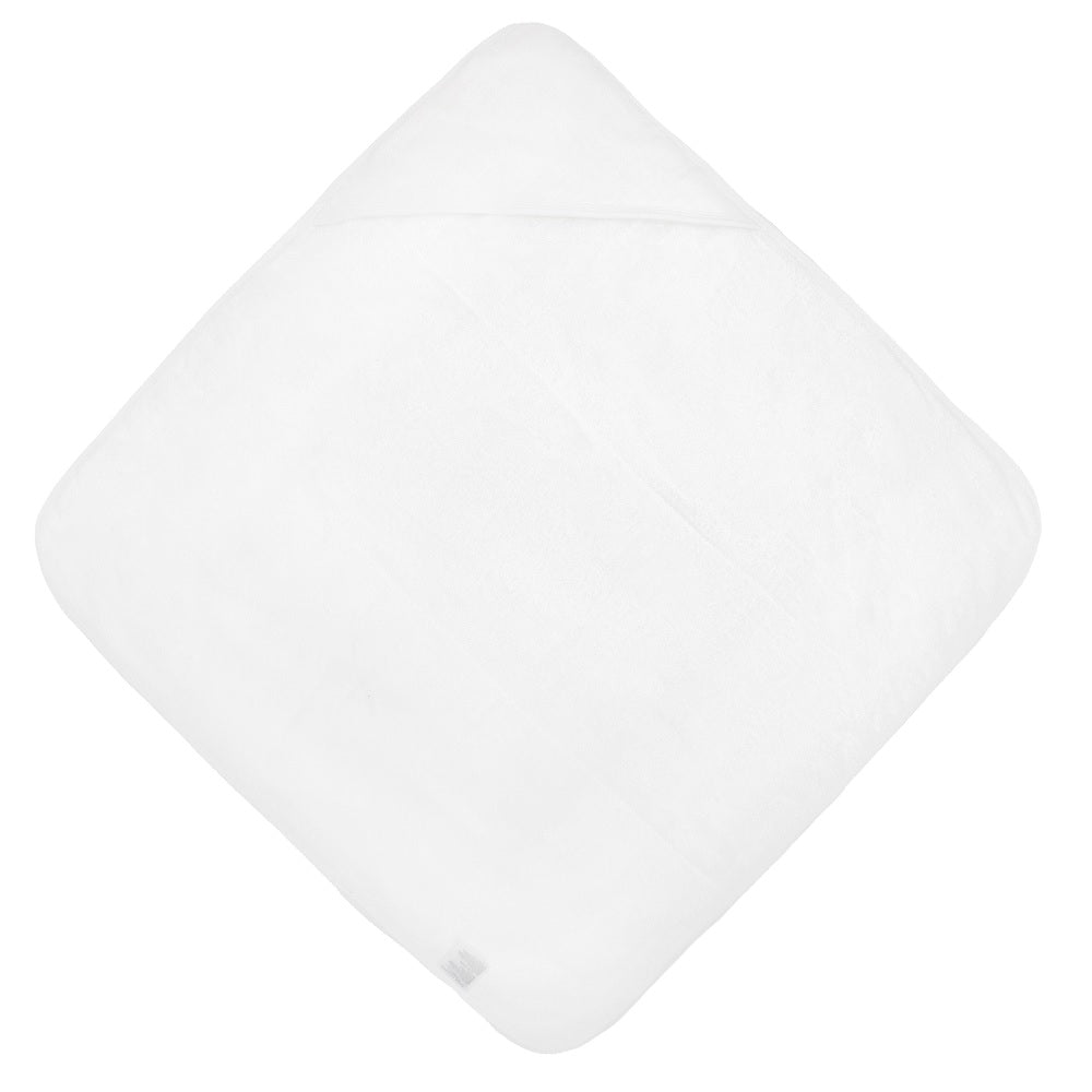 Little Unicorn Infant Hooded Towel (White)-Bath-Little Unicorn-031772 WH-babyandme.ca