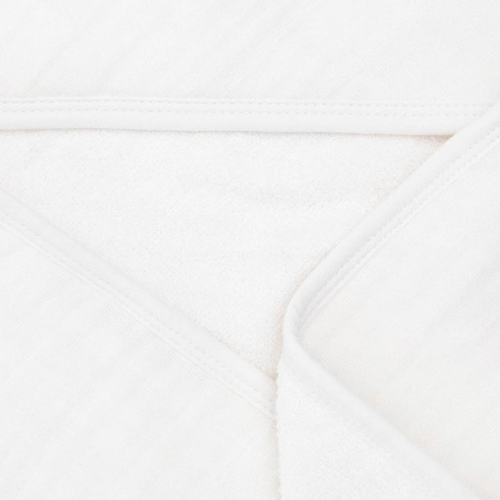 Little Unicorn Infant Hooded Towel (White)-Bath-Little Unicorn-031772 WH-babyandme.ca