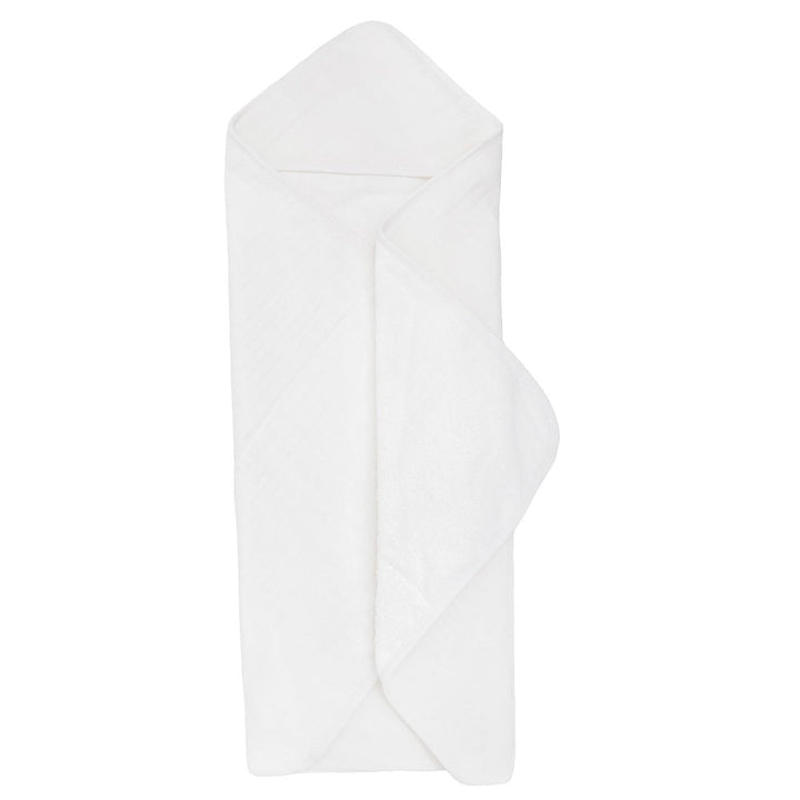 Little Unicorn Infant Hooded Towel (White)-Bath-Little Unicorn-031772 WH-babyandme.ca