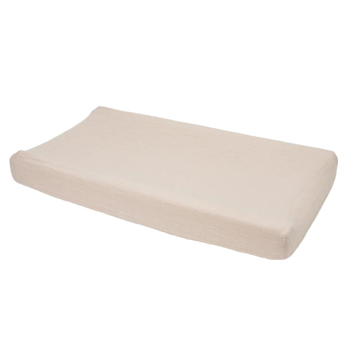 Little Unicorn Organic Cotton Muslin Changing Pad Cover (Rosie)-Bath-Little Unicorn-031770 RO-babyandme.ca