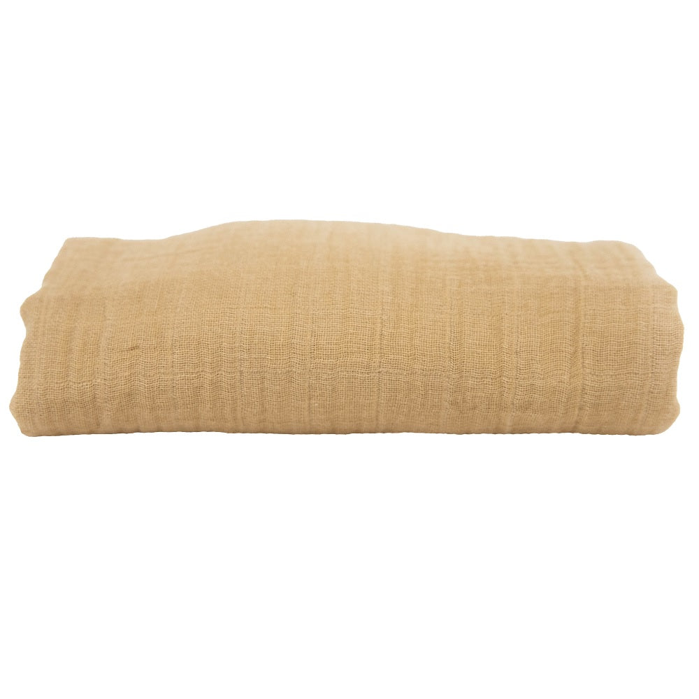 Little Unicorn Organic Cotton Muslin Swaddle Blanket (Wheat)-Nursery-Little Unicorn-031764 WT-babyandme.ca