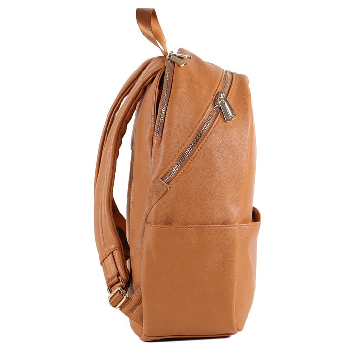 Little Unicorn Skyline Backpack (Cognac/Gold Hardware)-Gear-Little Unicorn-031773 CnGd-babyandme.ca