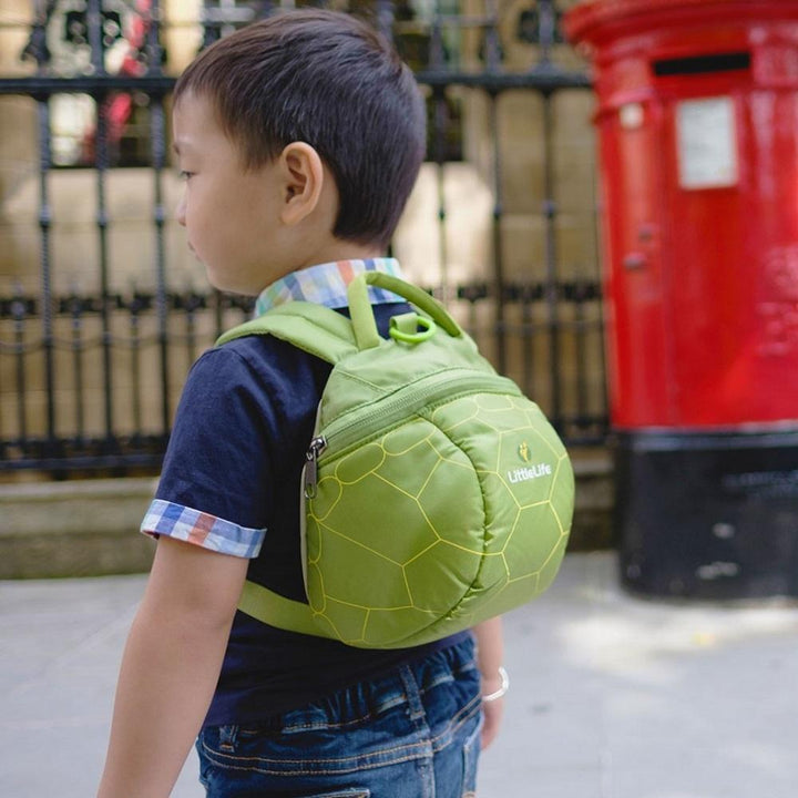 LittleLife Turtle Toddler Backpack with Rein-Health-LittleLife-000736TUR-babyandme.ca