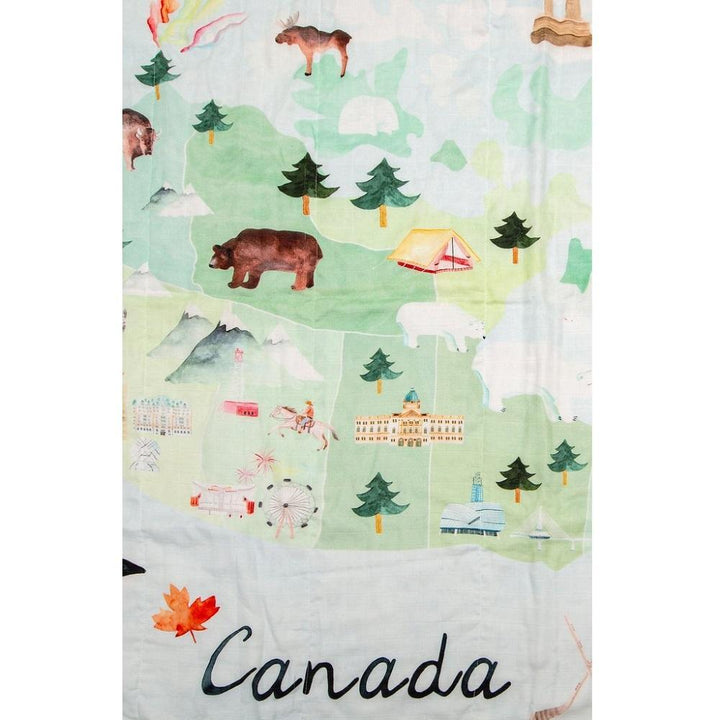 LouLou LOLLIPOP Muslin Single Swaddle (Canada)-Nursery-LouLou LOLLIPOP-027709 CA-babyandme.ca