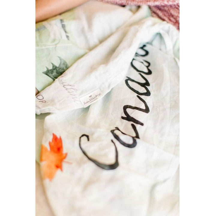 LouLou LOLLIPOP Muslin Single Swaddle (Canada)-Nursery-LouLou LOLLIPOP-027709 CA-babyandme.ca