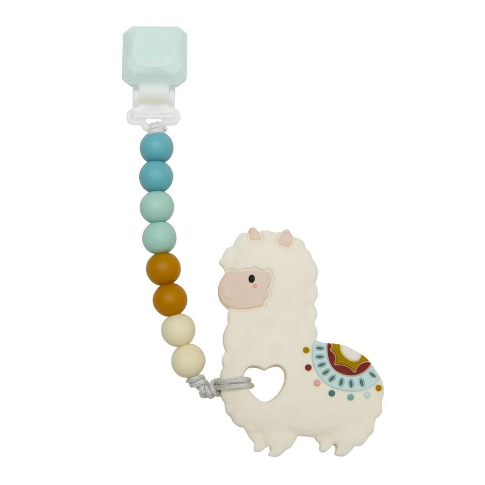 LouLou LOLLIPOP Teether Set (Llama Gem)-Health-LouLou LOLLIPOP-027559 LA-babyandme.ca