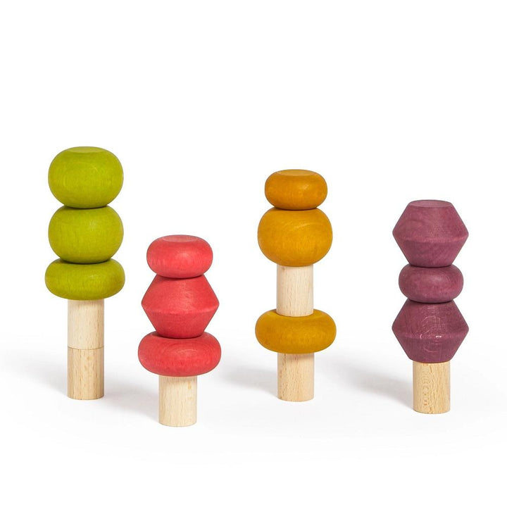 Lubulona Stacking Trees (Autumn)-Toys & Learning-Lubulona-030545 AU-babyandme.ca