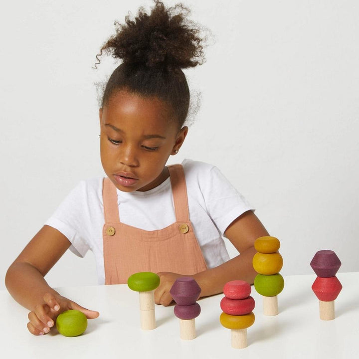 Lubulona Stacking Trees (Autumn)-Toys & Learning-Lubulona-030545 AU-babyandme.ca