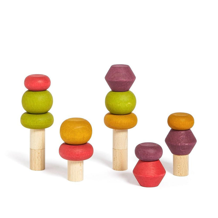 Lubulona Stacking Trees (Autumn)-Toys & Learning-Lubulona-030545 AU-babyandme.ca