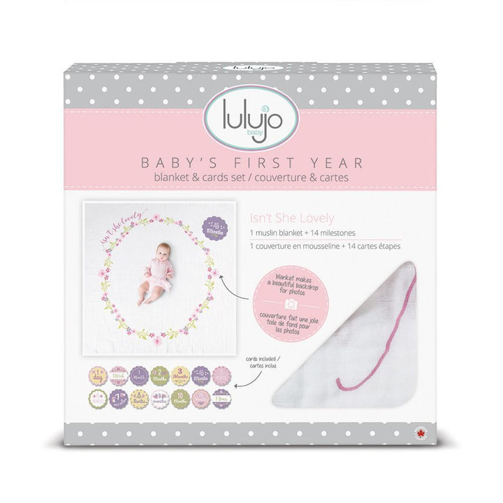 Lulujo Baby's 1st Year Set (Isn't She Lovely)-Nursery-Lulujo-023089 LO-babyandme.ca
