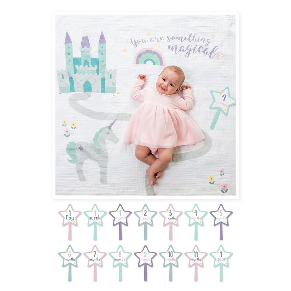 Lulujo Something Magical Milestone Blanket-Nursery-Lulujo-024629 SM-babyandme.ca