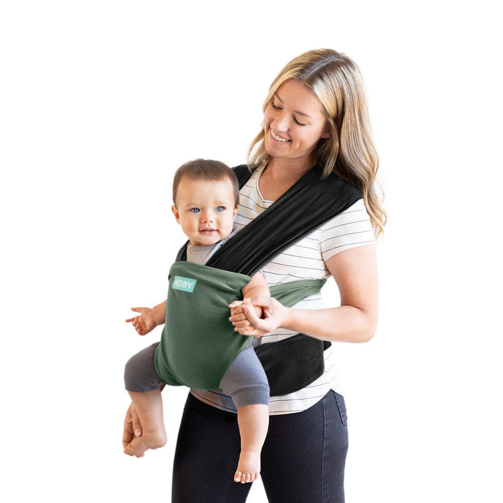 MOBY Easy-Wrap Carrier (Olive/Onyx)-Gear-MOBY-030904 OO-babyandme.ca