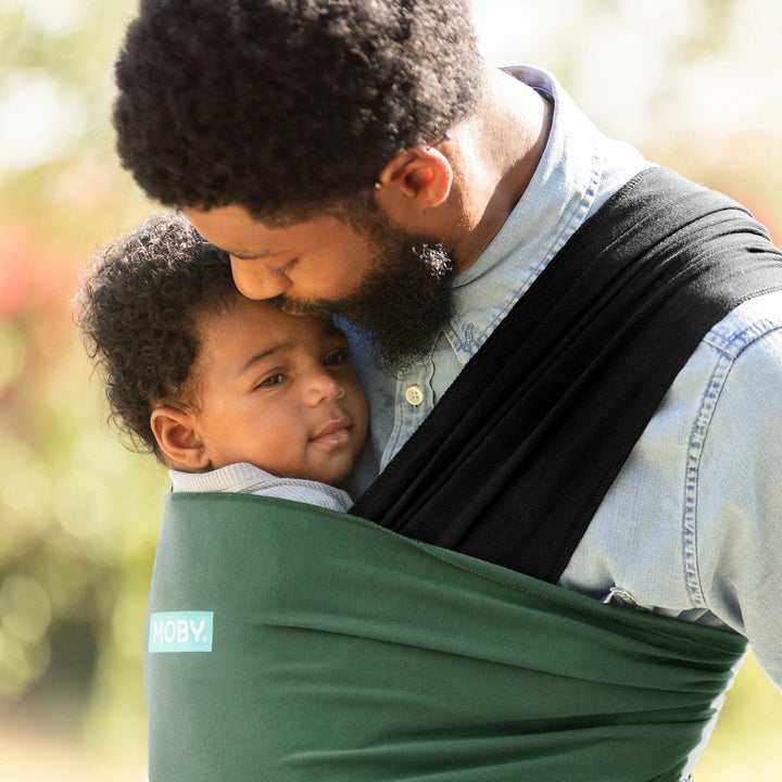 MOBY Easy-Wrap Carrier (Olive/Onyx)-Gear-MOBY-030904 OO-babyandme.ca