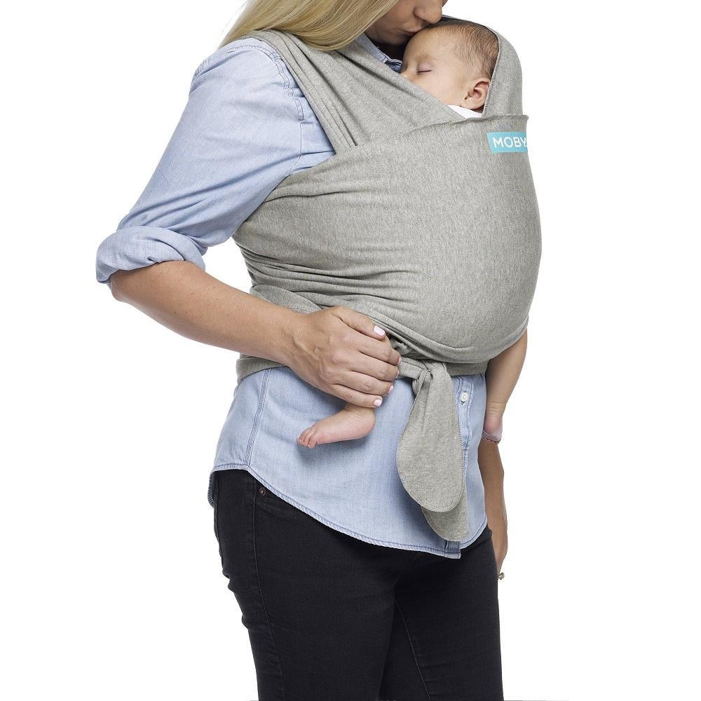 MOBY Wrap Classic (Heather Grey)-Gear-MOBY-010969 HG-babyandme.ca